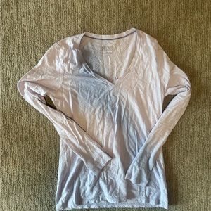 Patagonia lavender light purple long sleeve shirt top